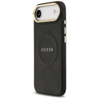 Guess Peony Hot Stamp MagSafe Case for iPhone Air - Black