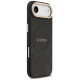 Guess Peony Hot Stamp MagSafe Case for iPhone Air - Black