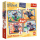 Trefl DISNEY STITCH Pužļu komplekts 4in1
