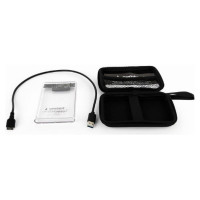 Gembird HDD CASE EXT. USB3 2.5"/TRANSPARENT EE2-U3S9-6 GEMBIRD