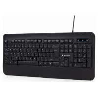 Gembird KEYBOARD MULTIMEDIA USB ENG/BLACK KB-UML-03 GEMBIRD