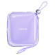 Joyroom powerbank 10000mAh Jelly Series 22.5W with built-in Lightning cable purple (JR-L003)