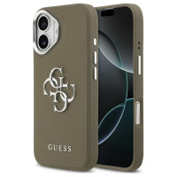 Guess Grained Big 4G Classic Logo iPhone 17 Case - Brown