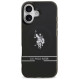 U.s. Polo Assn. US Polo DH and Bottom Stripe Logo MagSafe iPhone 17 Case - Black