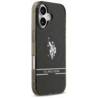 U.s. Polo Assn. US Polo DH and Bottom Stripe Logo MagSafe iPhone 17 Case - Black
