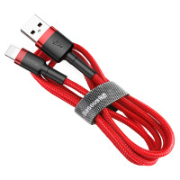 Baseus Cafule USB-A / Lightning 2.4A QC 3.0 cable 1 m - red