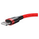 Baseus Cafule USB-A / Lightning 2.4A QC 3.0 cable 1 m - red