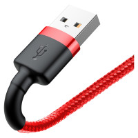 Baseus Cafule USB-A / Lightning 2.4A QC 3.0 cable 1 m - red