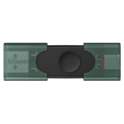 Kingston Zibatmiņa Kingston DataTraveler Duo USB 128GB Flash Drive USB-C USB-A