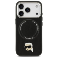 Karl Lagerfeld Karl Pin MagSafe Case for iPhone 17 Pro Max - Black