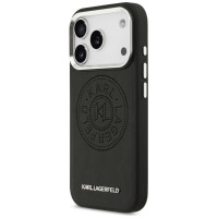 Karl Lagerfeld Point & Metal Logo MagSafe Case for iPhone 17 Pro Max - Black
