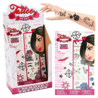 Lean Toys Komplekts ar tatū-uzlīmēm GIRL H6943