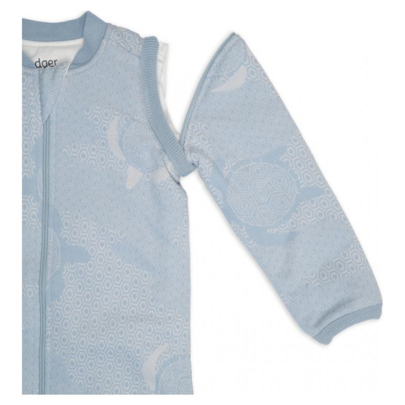 Lodger Hopper Matcha Turtle guļammaiss ar noņemamām piedurknēm, Blue Fogg, 68/80 - HPM 110_68/80