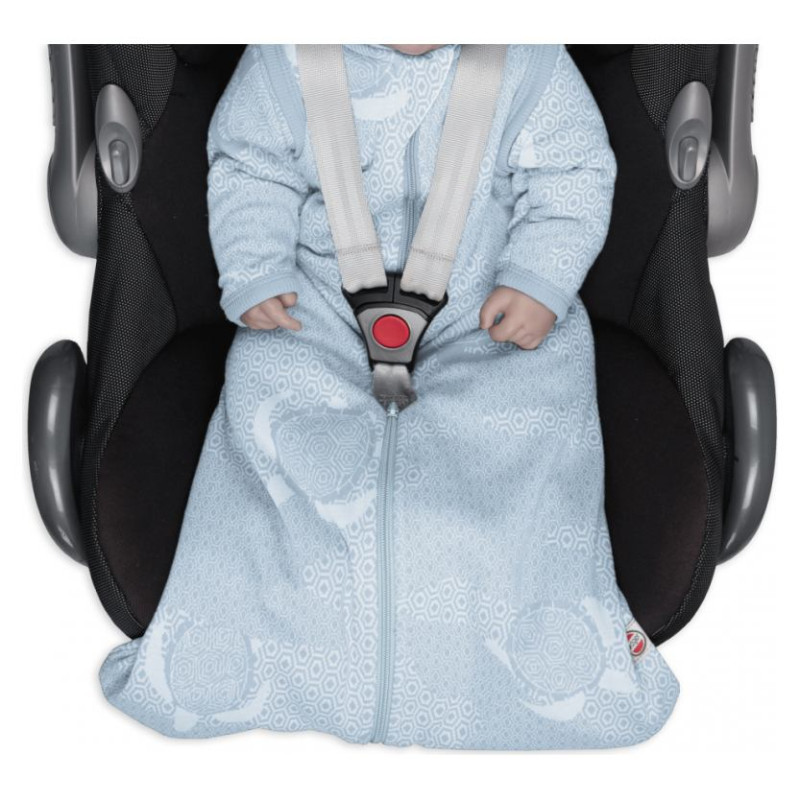 Lodger Hopper Matcha Turtle guļammaiss ar noņemamām piedurknēm, Blue Fogg, 68/80 - HPM 110_68/80