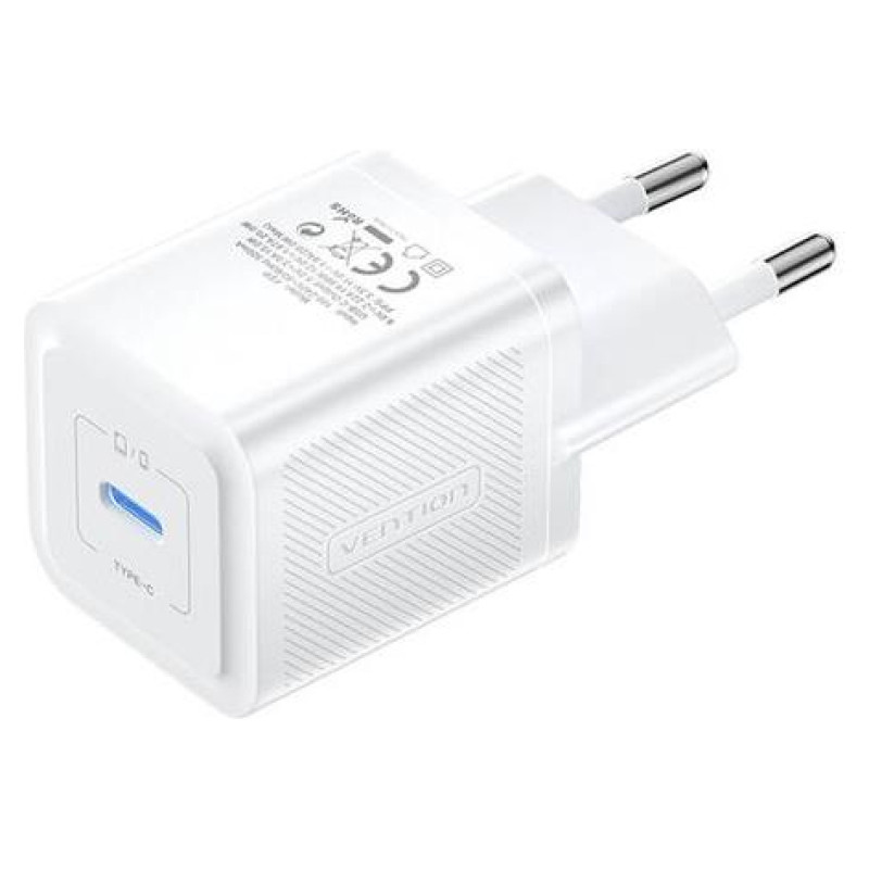Vention MOBILE CHARGER WALL 20W USB-C/1P WHITE FEPW0-EU VENTION
