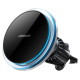 Joyroom car phone holder with 15W Qi inductive charger (MagSafe compatible) for air vent, silver (JR-ZS291)