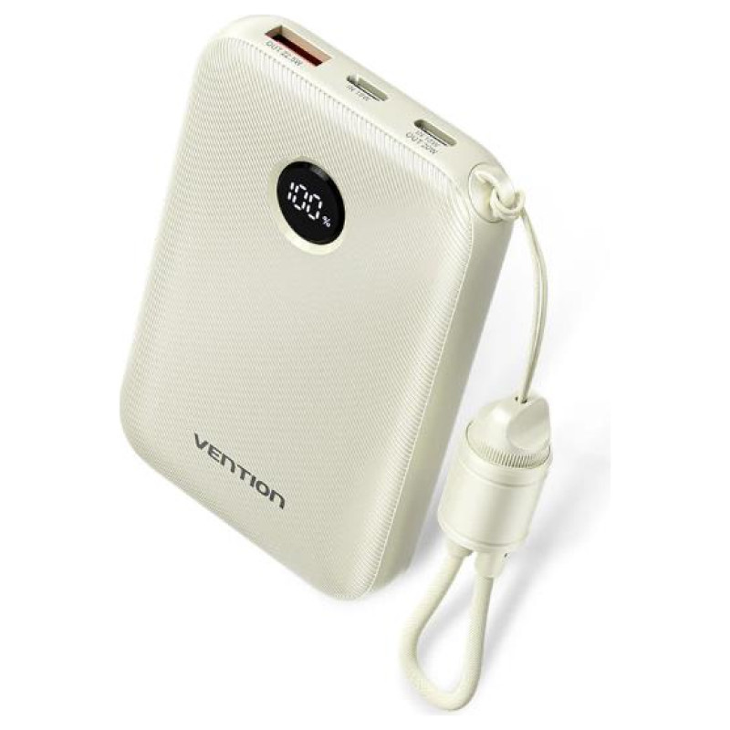 Vention POWER BANK USB 10000MAH 22.5W/BEIGE FKAN0-C VENTION