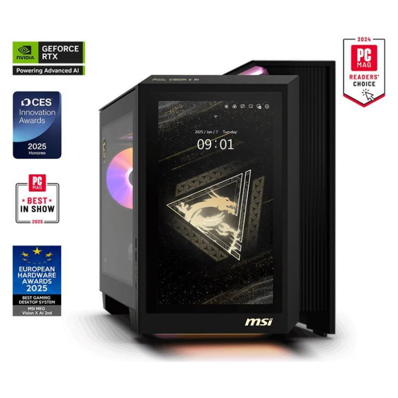 MSI PC MEG VISION X AI CU7-265K/32GB/2TB W11 2NVV7-004EU MSI