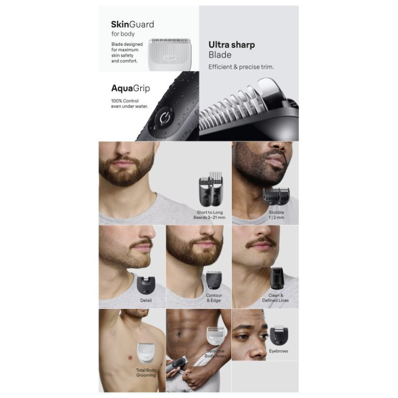 Braun galvas un ķermeņa trimmeris - AIO5560
