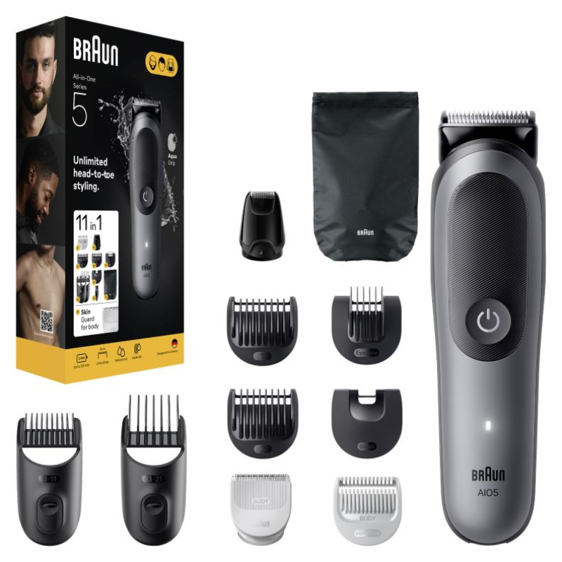Braun galvas un ķermeņa trimmeris - AIO5560