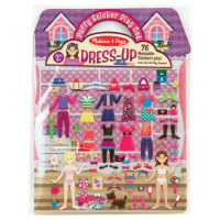 Melissa & Doug Reusable Puffy Stickers - Dress-Up