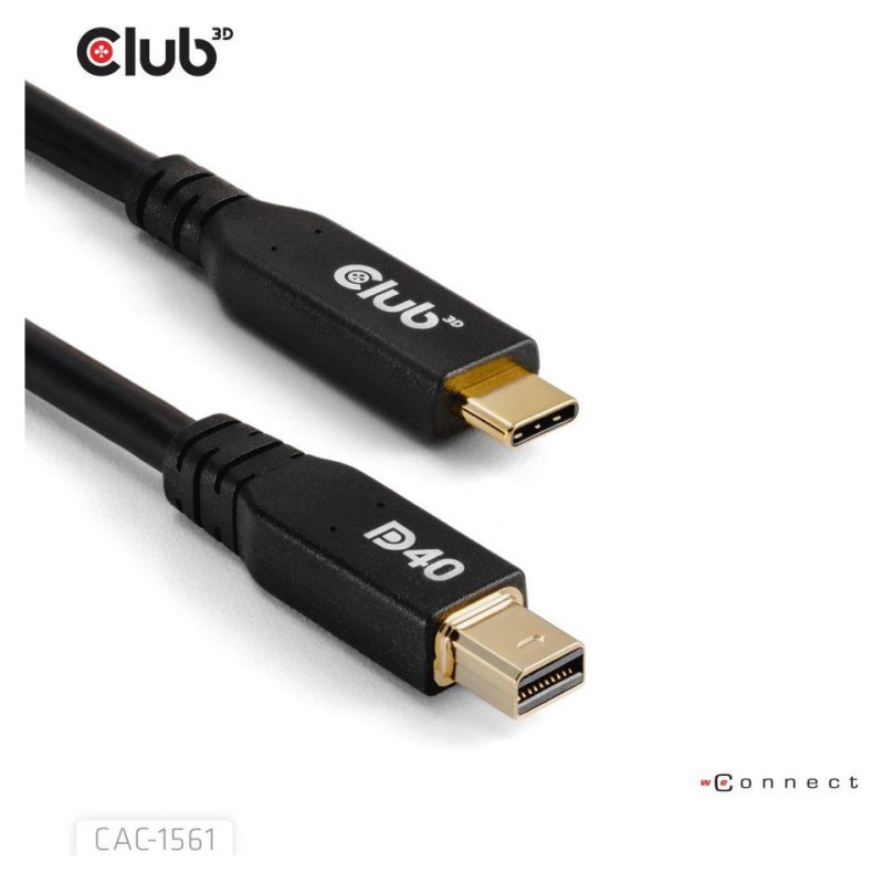 Club3D CABLE USB-C TO MINI DP 1.2M/M/M CAC-1561 CLUB3D
