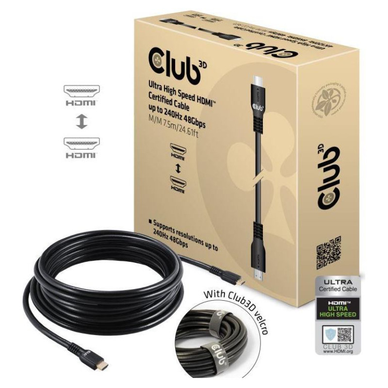 Club3D CABLE HDMI 7.5M/M/M CAC-1378 CLUB3D