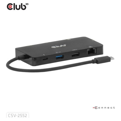 Club3D I/O HUB 9IN1 USB-C/100W CSV-2552 CLUB3D