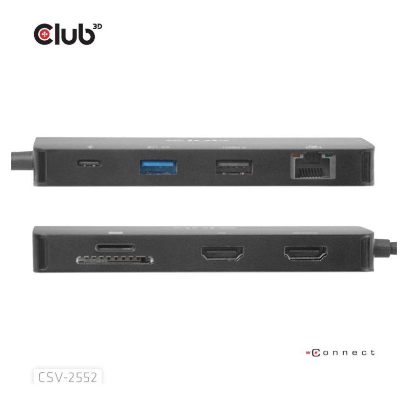 Club3D I/O HUB 9IN1 USB-C/100W CSV-2552 CLUB3D
