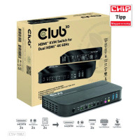Club3D VIDEO SWITCH KVM HDMI 2PORT/CSV-1382 CLUB3D