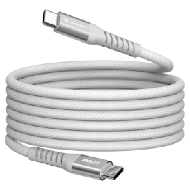 Verbatim Kabelis Verbatim Sync & Charge Magnetic Type-C  100W 120cm