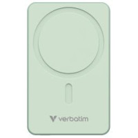 Verbatim Enerģijas krātuve Verbatim Charge n Go 10000mAh Magnetic Wireless Charge Green