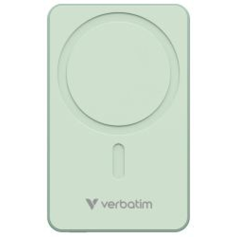 Verbatim Enerģijas krātuve Verbatim Charge n Go 10000mAh Magnetic Wireless Charge Green