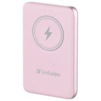 Verbatim Enerģijas krātuve Verbatim Charge n Go 10000mAh Magnetic Wireless Charge Pink