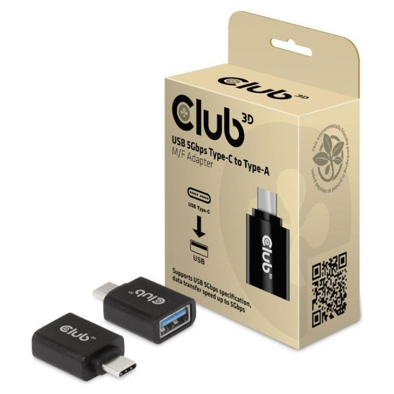 Club3D I/O ADAPTER USB-C TO USB3.1/M/F CAA-1521 CLUB3D