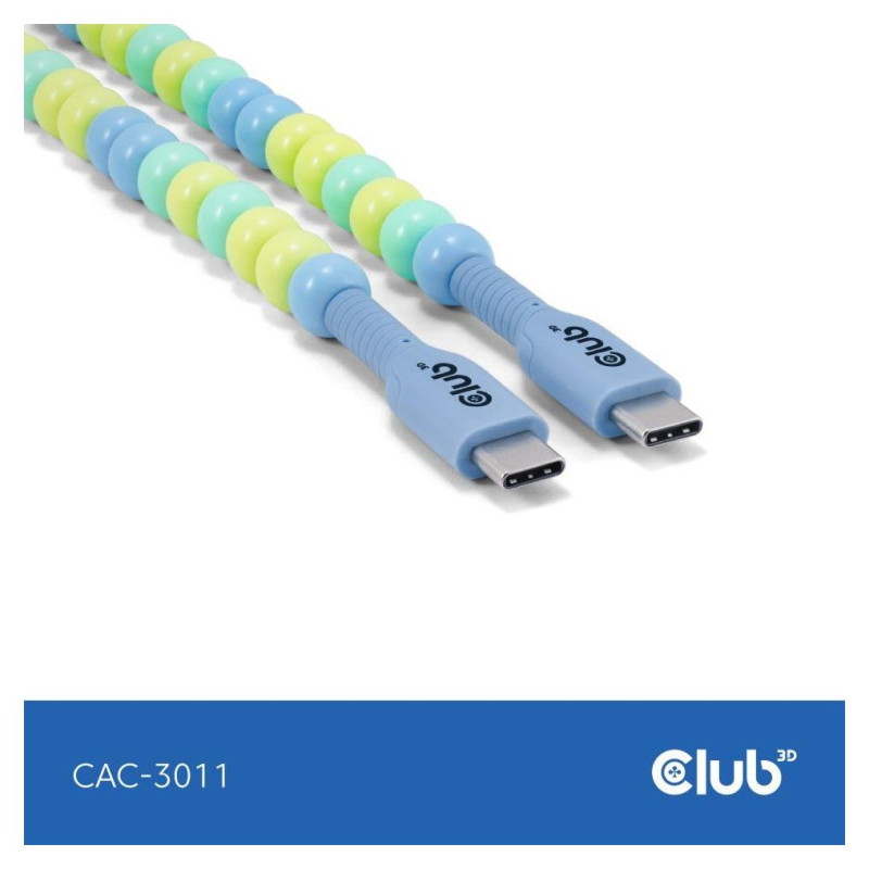 Club3D CABLE USB-C TO USB-C/BLUE CAC-3011 CLUB3D