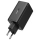 Baseus GaN6 Pro Charger 65W 2 x USB-C 2 x USB-A with Black USB-C Cable 100W 1m - Black