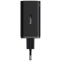 Baseus GaN6 Pro Charger 65W 2 x USB-C 2 x USB-A with Black USB-C Cable 100W 1m - Black