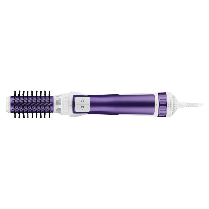 Rowenta rotējo&scaron;s matu veidotājs Brush Activ  Volume&Shine, 1000 W, balta/violeta - CF9530