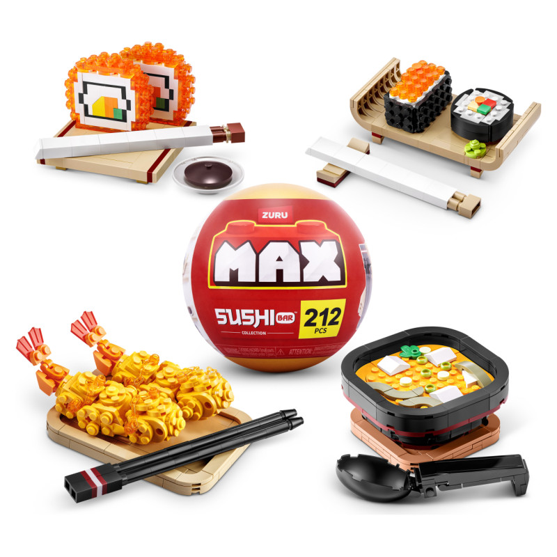 MAX SUSHI Klucī&scaron;u komplekts kapsulā