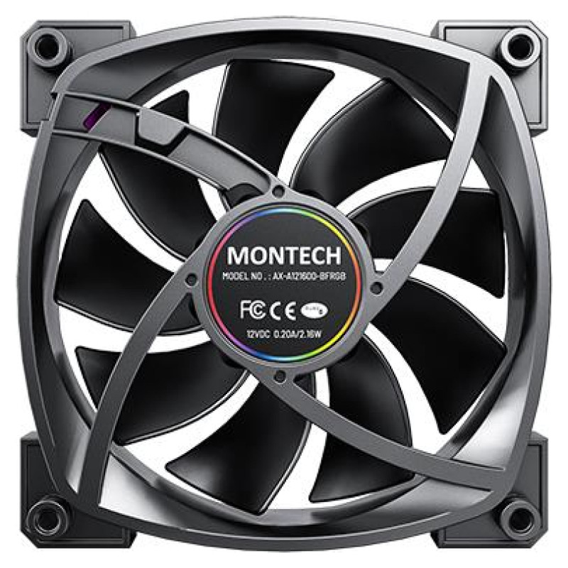 Montech CASE FAN 120MM/AX120 PWM BLACK MONTECH