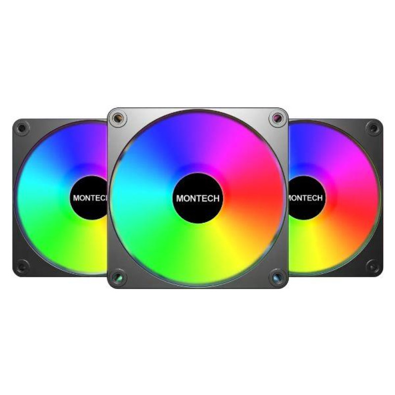 Montech CASE FAN 120MM GF120 V2/ARGB PWM 3I1(B) MONTECH