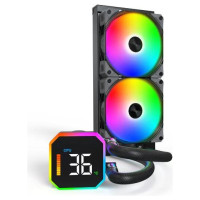 Montech CPU COOLER MULTI SOCKET BLACK/HYPERFLOW DIGITAL 240 MONTECH