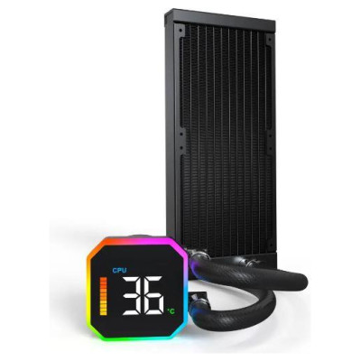 Montech CPU COOLER MULTI SOCKET BLACK/HYPERFLOW DIGITAL 240 MONTECH