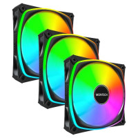 Montech CASE FAN 120MM/AX120 PRO BLACK 3 IN 1 MONTECH