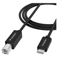 Wozinsky WKDDY2S USB-B - USB-C Cable 2m - Black