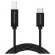 Wozinsky WKDDY2S USB-B - USB-C Cable 2m - Black