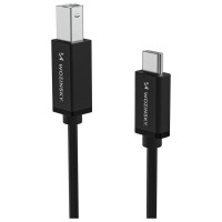 Wozinsky WKDDY2S USB-B - USB-C Cable 2m - Black