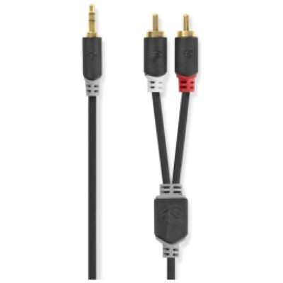 Nedis Kabelis Nedis AUX 3.5mm - 2x RCA 0.5m