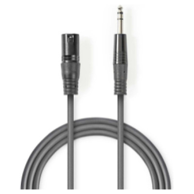Nedis Kabelis Nedis XLR M - 6.35mm M 5m